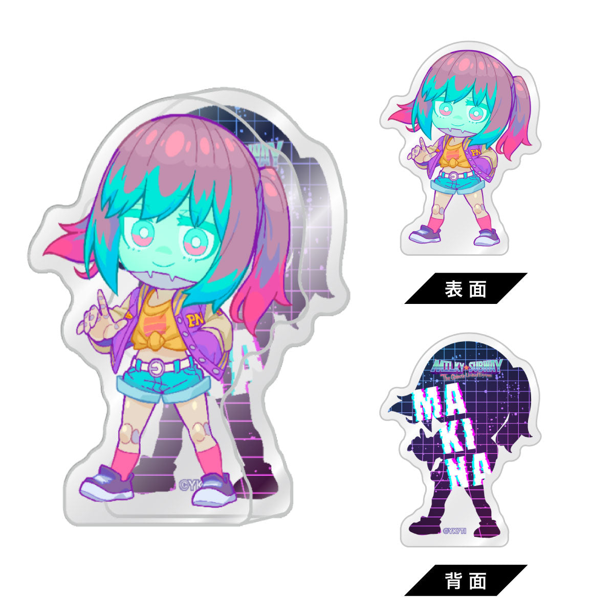 アクリルブロック マキナ – 銀河特急 ミルキー☆サブウェイ×横浜マリン