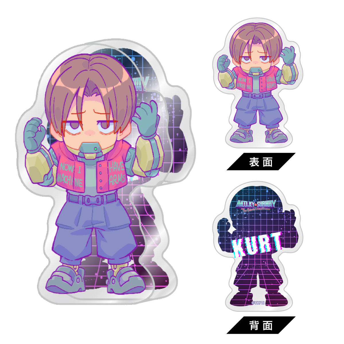 アクリルブロック カート – 銀河特急 ミルキー☆サブウェイ×横浜マリン