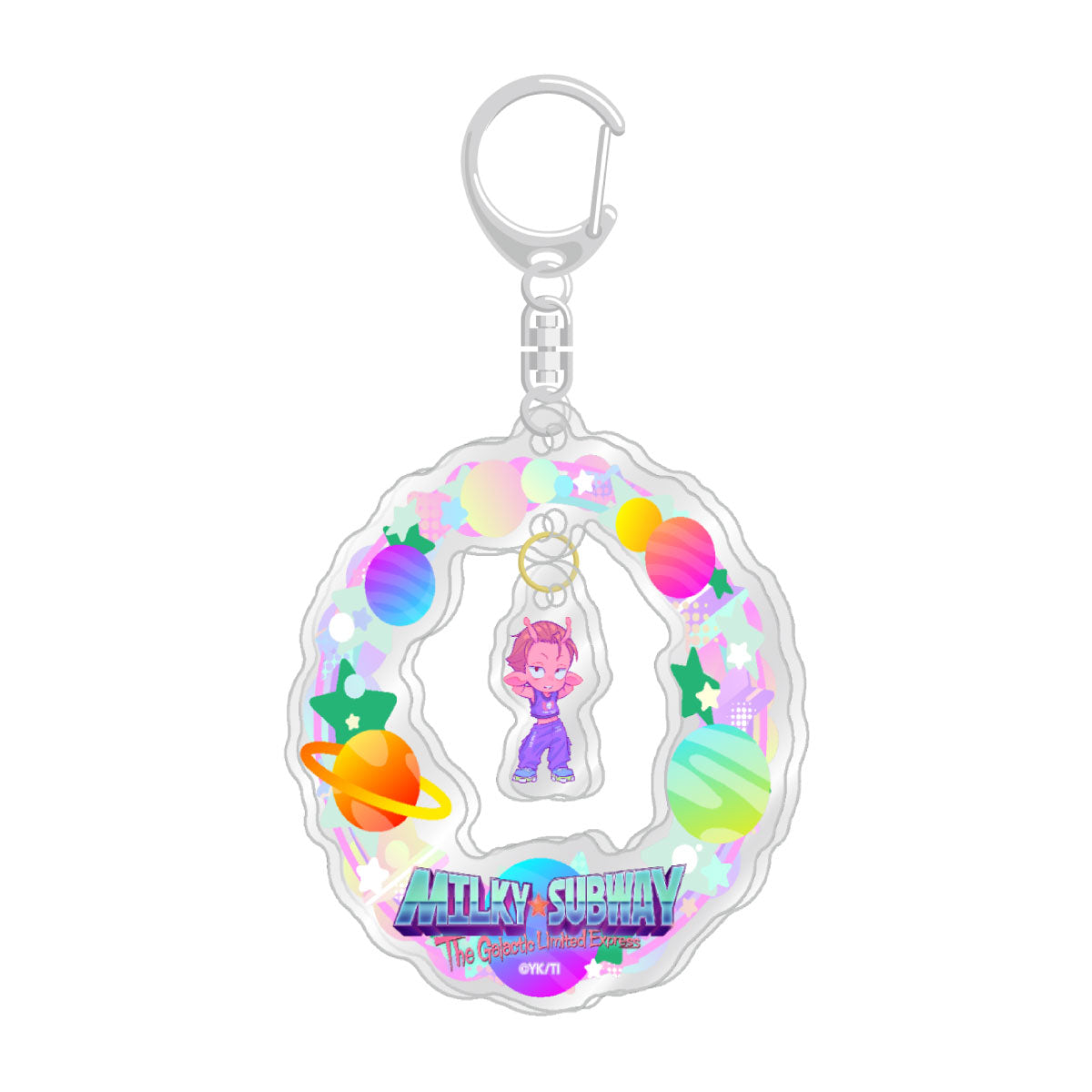 May'n FC限定Blu-Ray アクリルキーホルダー ゆらゆらアクリルキーホルダー カナタ – 銀河特急 ミルキー