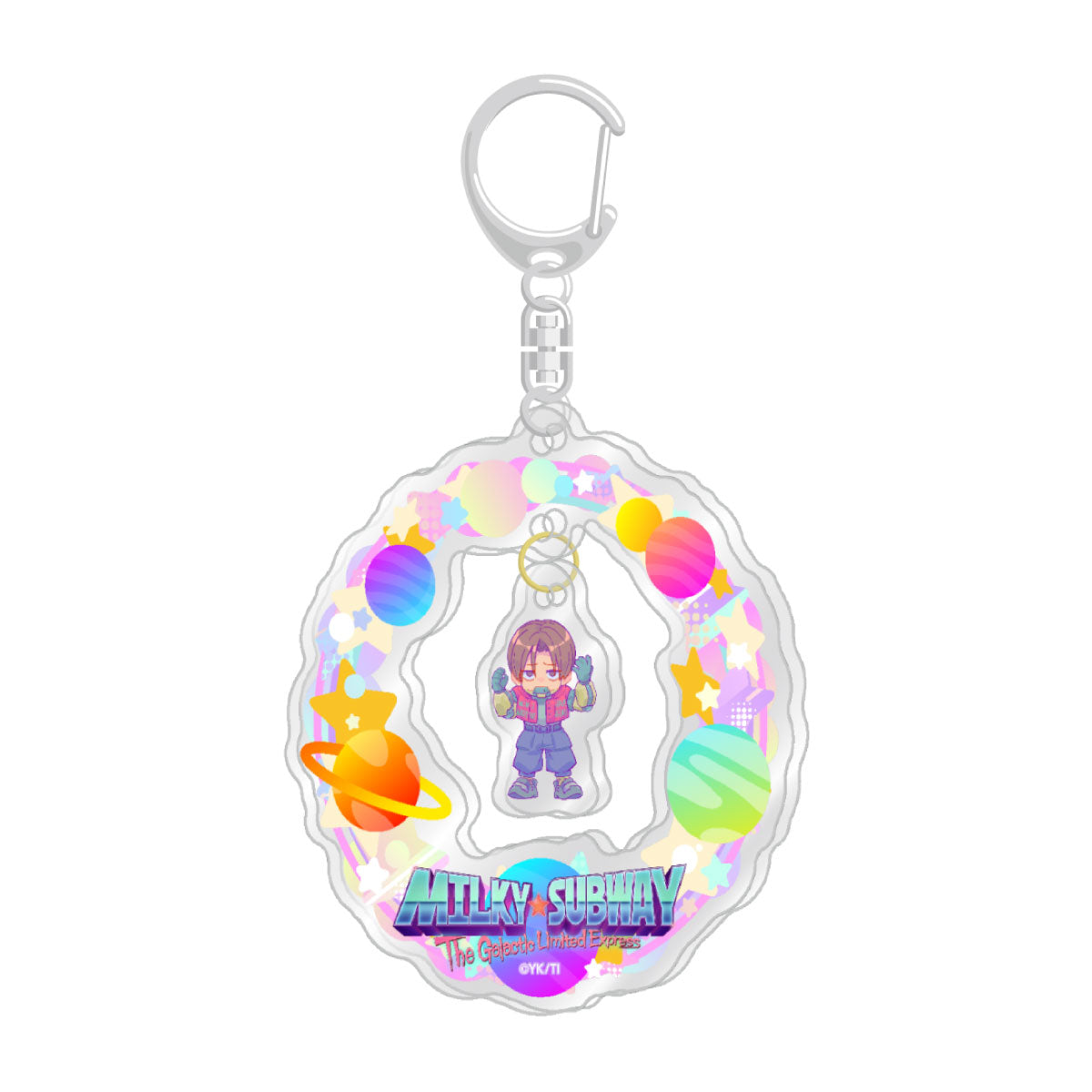 Moon ゆらゆらアクリルキーホルダー 4点セット ラブデリック ゆらゆらアクリルキーホルダー カート – 銀河特急 ミルキー